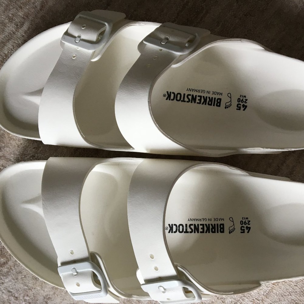 Mens White Birkenstocks